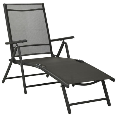 vidaXL 9 Piece Garden Lounge Set Black and Anthracite