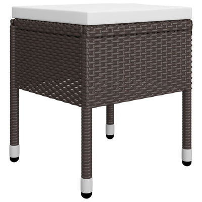 vidaXL 5 Piece Garden Dining Set Black