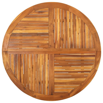 vidaXL 5 Piece Garden Dining Set Light Grey