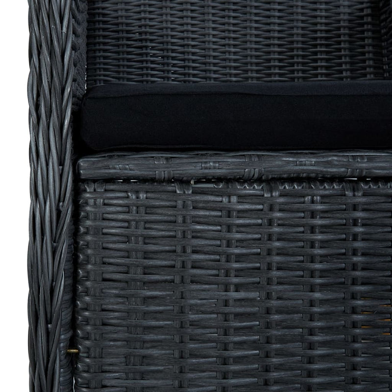 vidaXL 5 Piece Garden Dining Set Light Grey