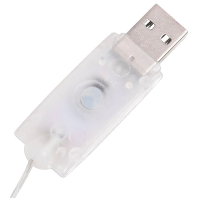 vidaXL Decorative Christmas Snowman Figure LED Luxury Fabric 180cm