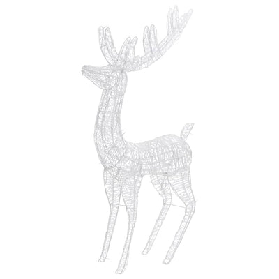 vidaXL XXL Acrylic Christmas Reindeer 250 LED 180 cm Cold white
