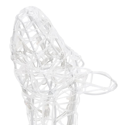 vidaXL Acrylic Reindeer Family Christmas Decoration 300 LED Warm White