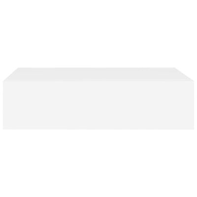 vidaXL Wall-mounted Drawer Shelf Black 40x23.5x10cm MDF