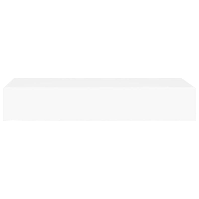 vidaXL Wall-mounted Drawer Shelves 2 pcs Black 40x23.5x10cm MDF