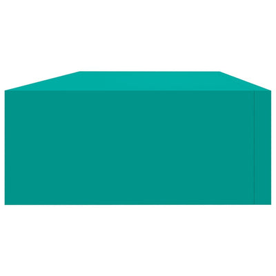 vidaXL Wall-mounted Drawer Shelf Black 40x23.5x10cm MDF