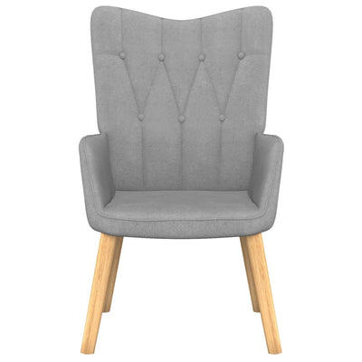 vidaXL Relaxing Chair Dark Grey Fabric