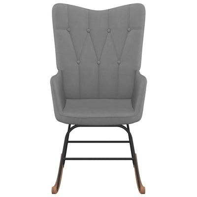 vidaXL Rocking Chair Cream Fabric