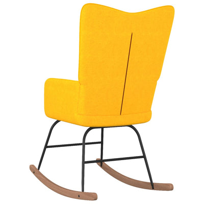 vidaXL Rocking Chair Cream Fabric