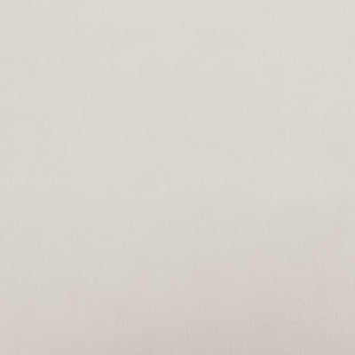 vidaXL Relaxing Chair with a Stool Cream White Velvet