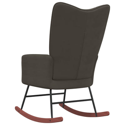 vidaXL Rocking Chair Black Velvet