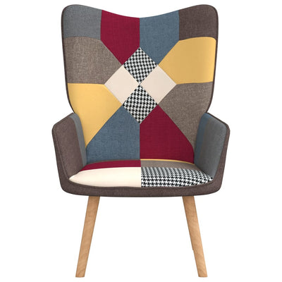 vidaXL Relaxing Chair Patchwork Fabric