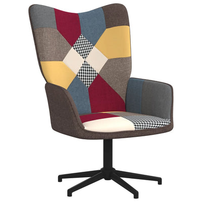 vidaXL Relaxing Chair Patchwork Fabric