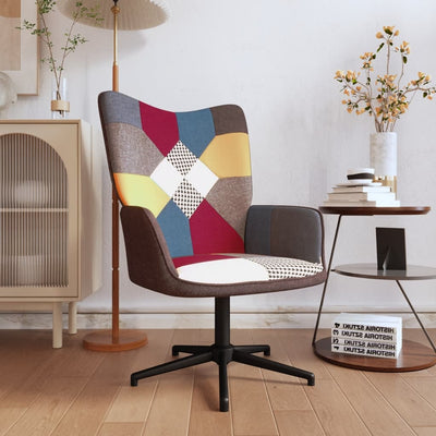 vidaXL Relaxing Chair Patchwork Fabric