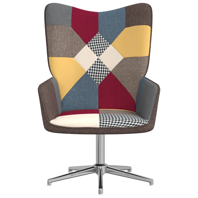vidaXL Relaxing Chair Patchwork Fabric
