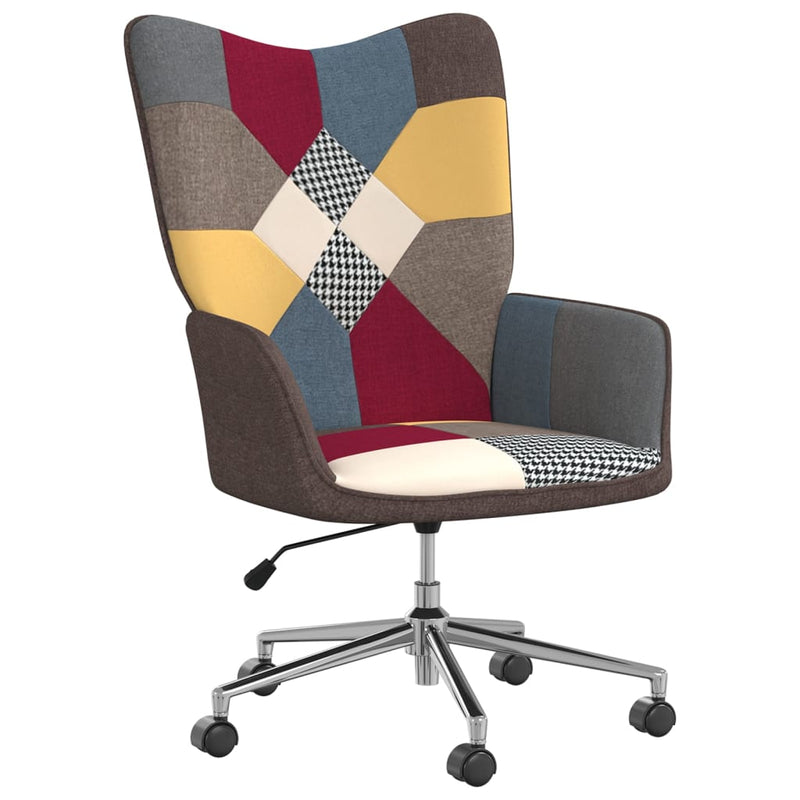 vidaXL Relaxing Chair Patchwork Fabric
