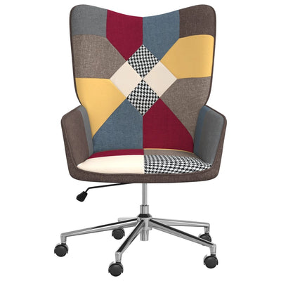 vidaXL Relaxing Chair Patchwork Fabric