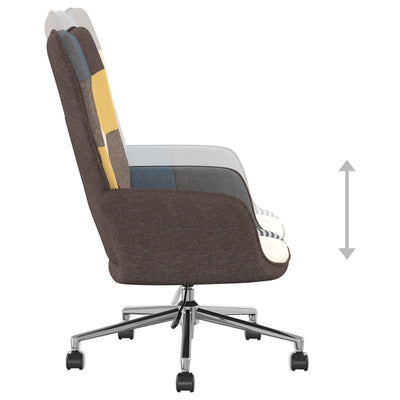 vidaXL Relaxing Chair Patchwork Fabric