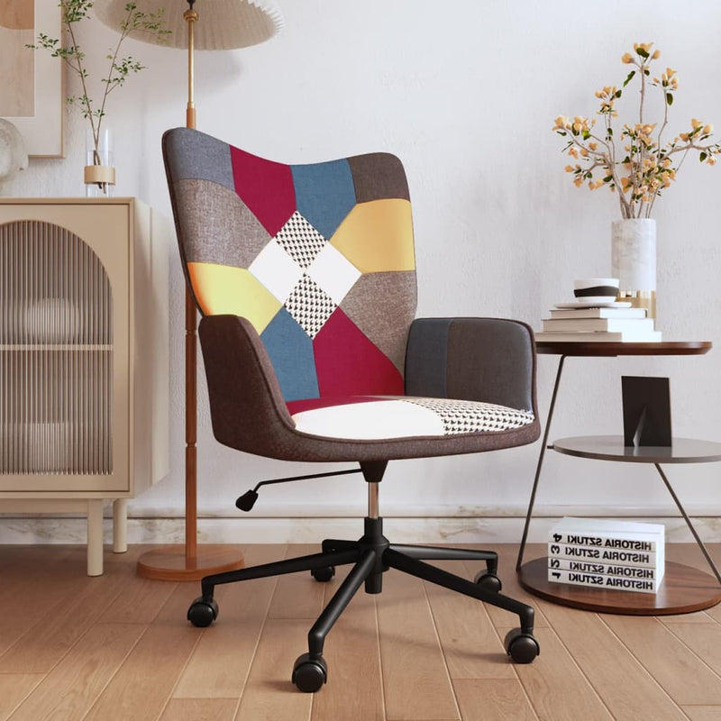 vidaXL Relaxing Chair Patchwork Fabric