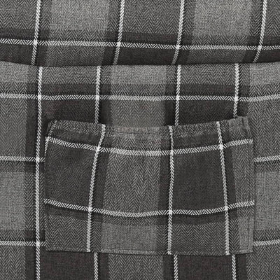 vidaXL Reclining Chair Grey Fabric