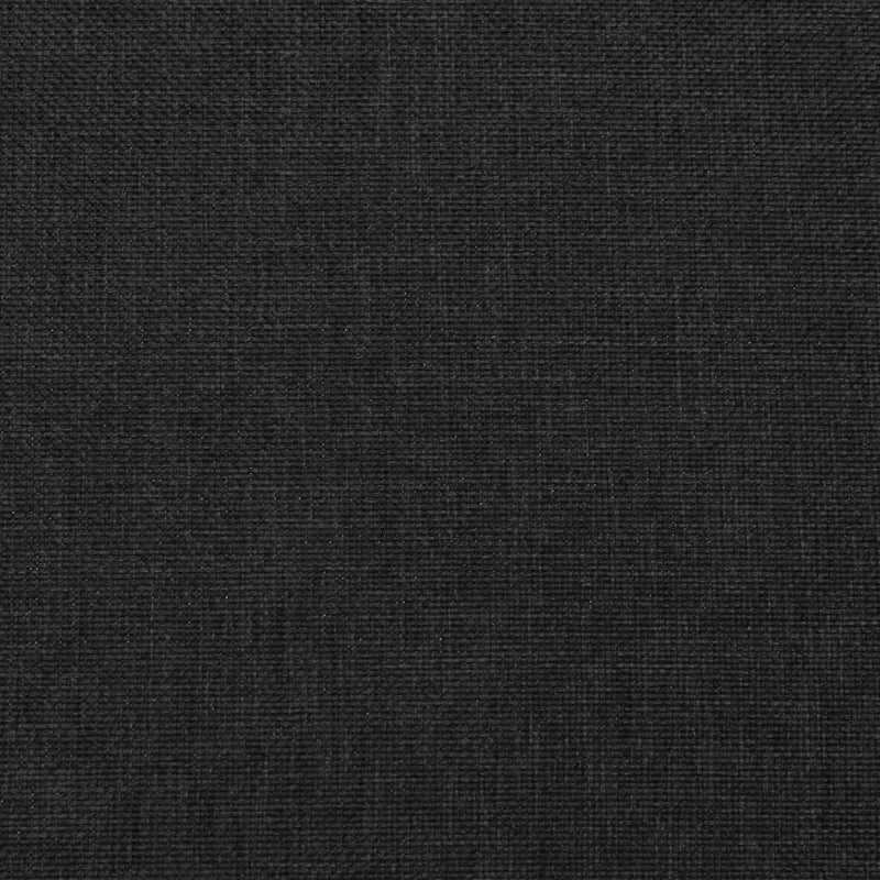 vidaXL Stool with Wooden Legs Black Fabric