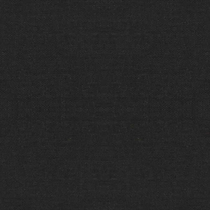 vidaXL Stool with Wooden Legs Black Fabric