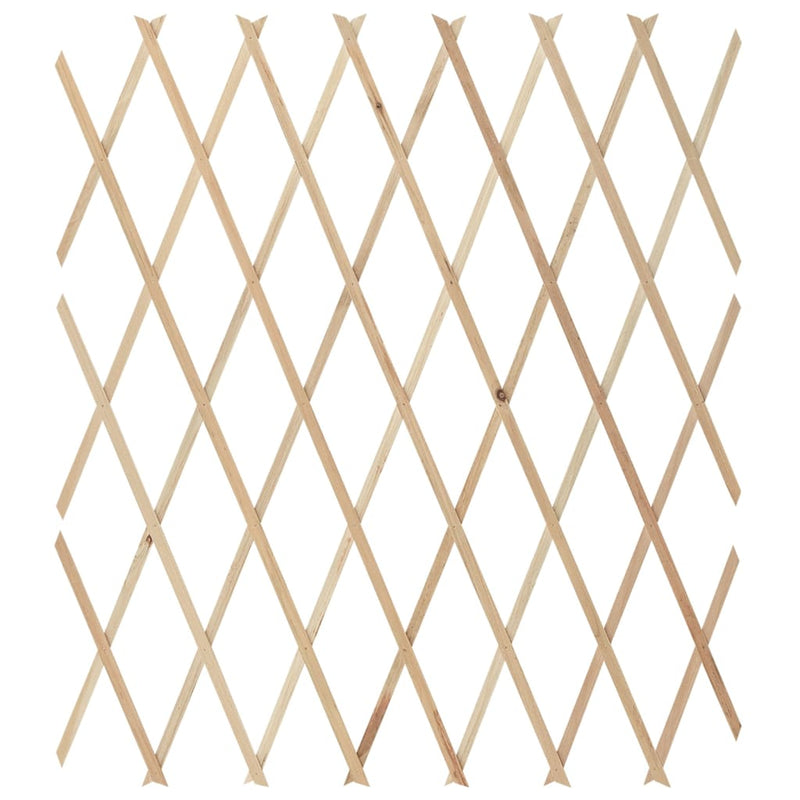 vidaXL Trellis Fences 5 pcs Solid Firwood 180x80 cm