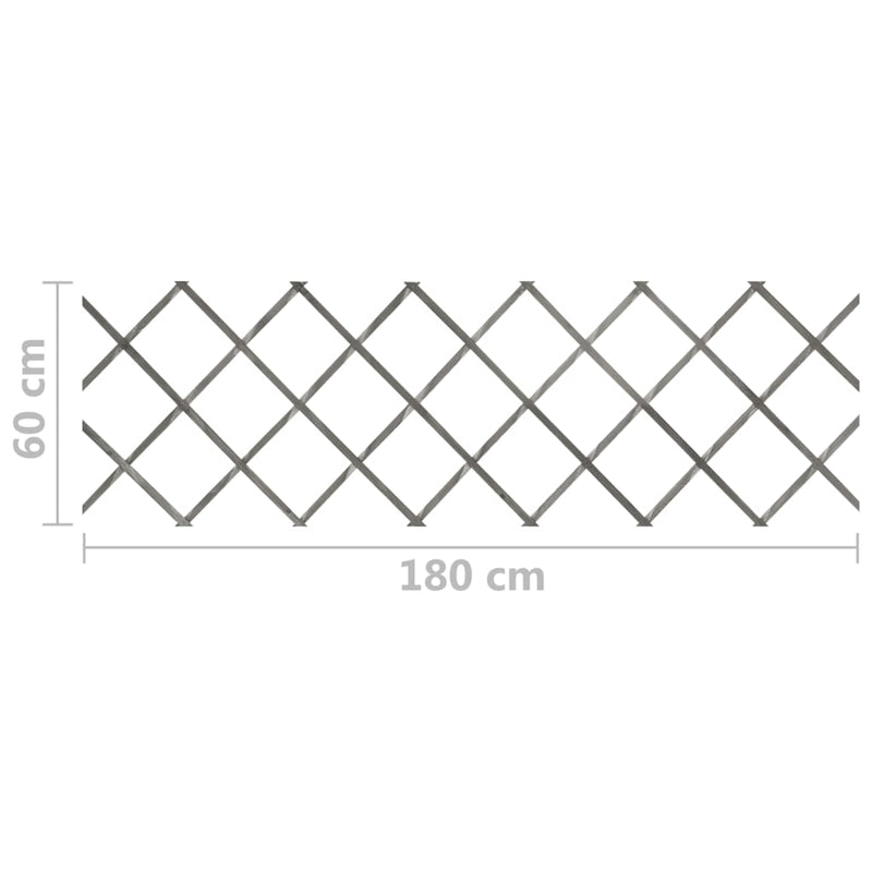 vidaXL Trellis Fences 5 pcs Solid Firwood 180x80 cm