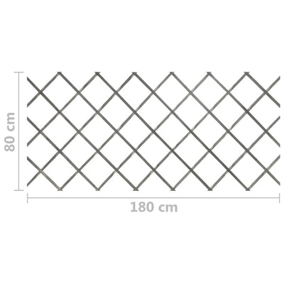 vidaXL Trellis Fences 5 pcs Solid Firwood 180x80 cm