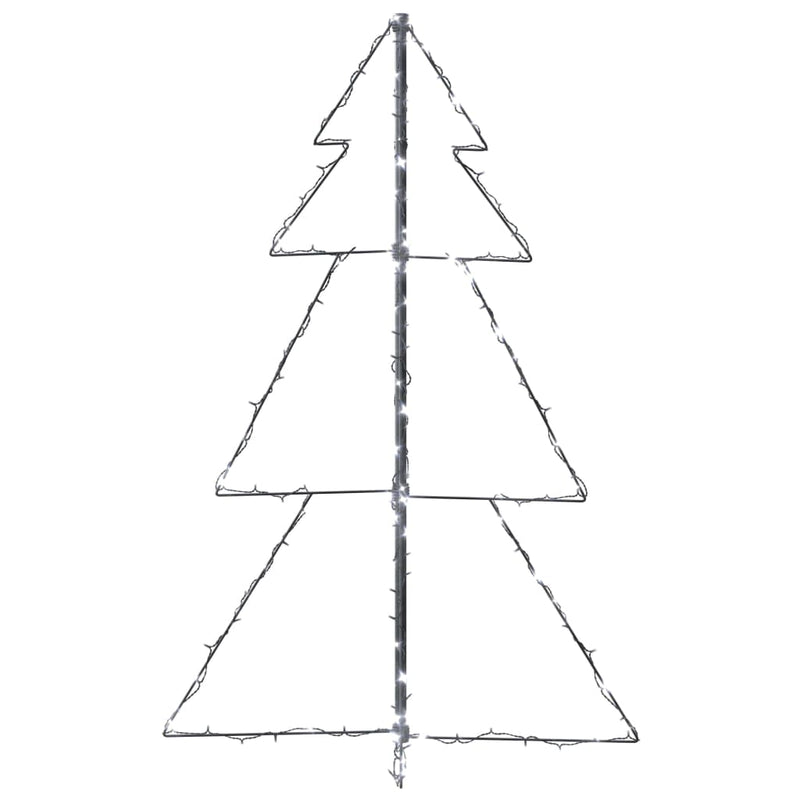 vidaXL Christmas Cone Tree 160 LEDs Indoor and Outdoor 78x120 cm