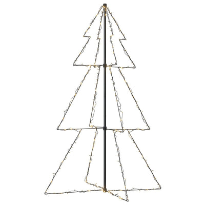 vidaXL Christmas Cone Tree 200 LEDs Indoor and Outdoor 98x150 cm