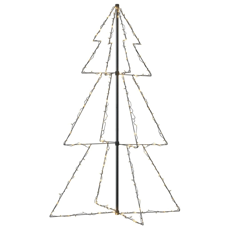 vidaXL Christmas Cone Tree 200 LEDs Indoor and Outdoor 98x150 cm