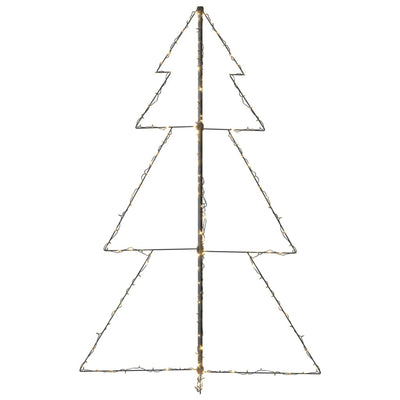 vidaXL Christmas Cone Tree 200 LEDs Indoor and Outdoor 98x150 cm