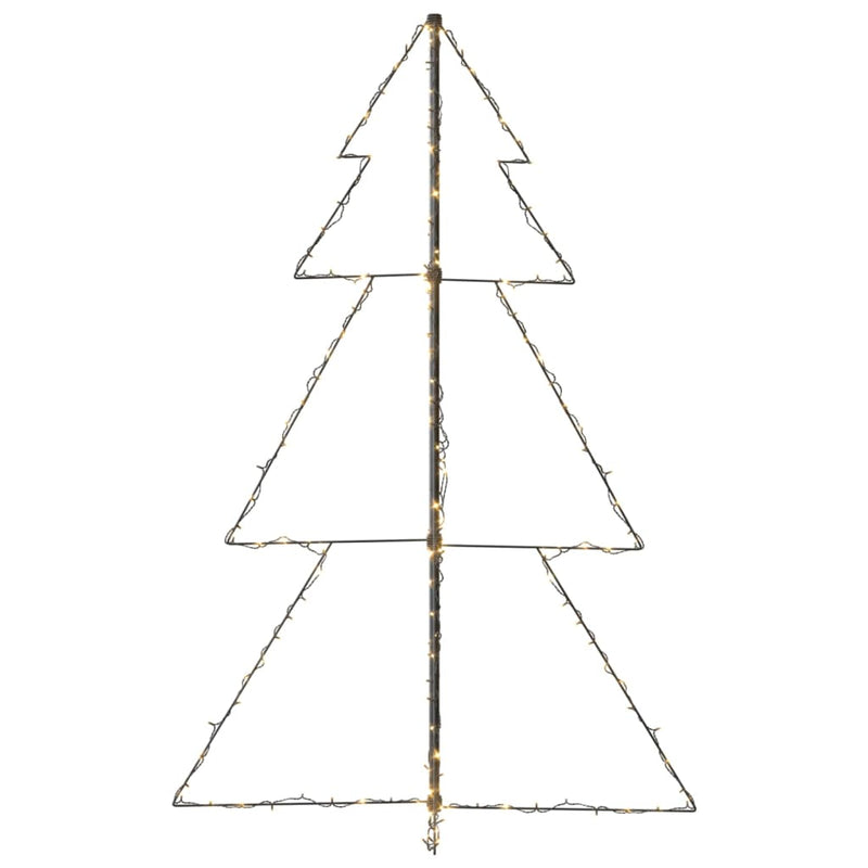 vidaXL Christmas Cone Tree 200 LEDs Indoor and Outdoor 98x150 cm