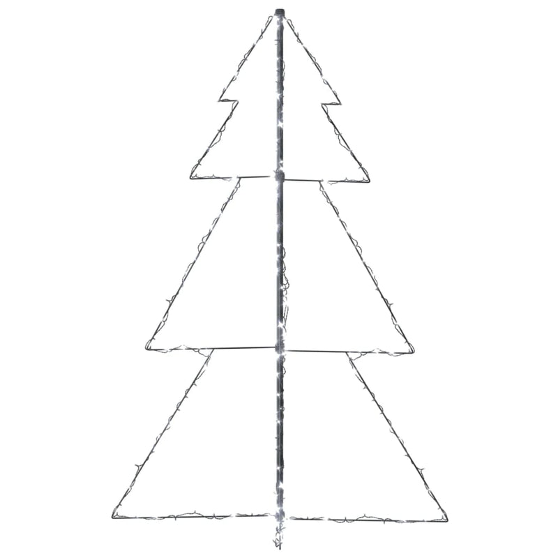 vidaXL Christmas Cone Tree 200 LEDs Indoor and Outdoor 98x150 cm