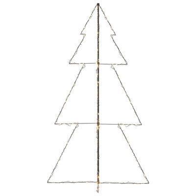vidaXL Christmas Cone Tree 300 LEDs Indoor and Outdoor 120x220 cm