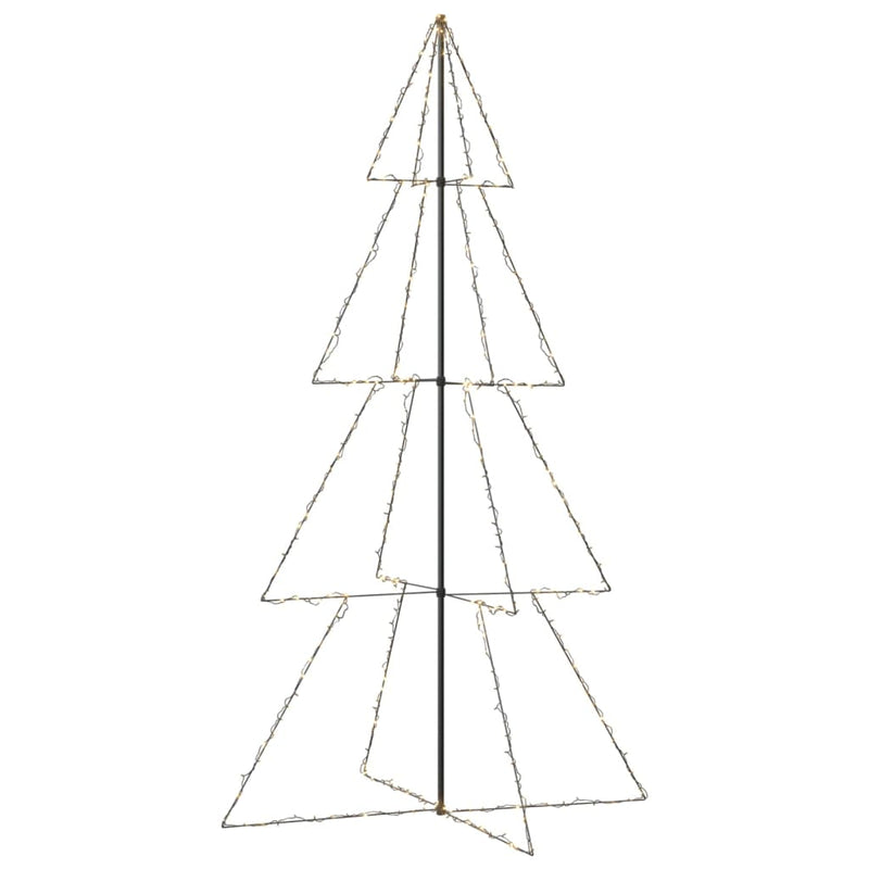 vidaXL Christmas Cone Tree 360 LEDs Indoor and Outdoor 143x250 cm