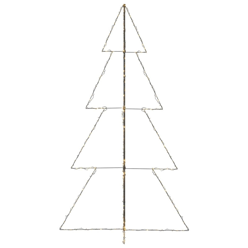 vidaXL Christmas Cone Tree 360 LEDs Indoor and Outdoor 143x250 cm