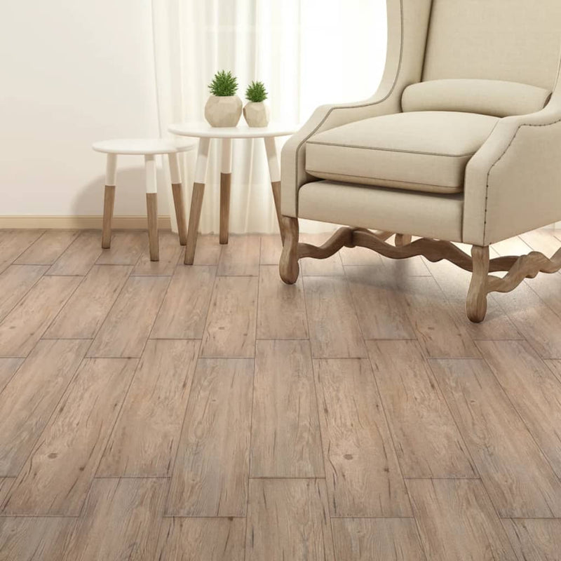 vidaXL Self-adhesive PVC Flooring Planks 5.21 m² 2 mm Oak Brown