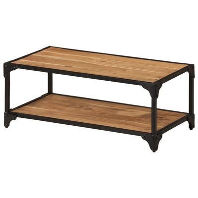 vidaXL Coffee Table 90x45x35 cm Solid Acacia Wood