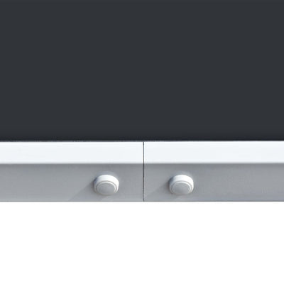 vidaXL 5 Piece Outdoor Dining Set Steel Black