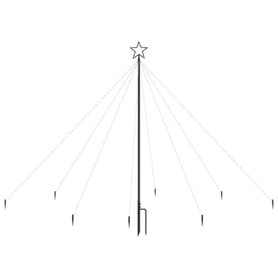 vidaXL LED Christmas Waterfall Tree Lights Indoor Outdoor 400 LEDs 2.5 m