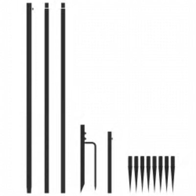 vidaXL LED Christmas Waterfall Tree Lights Indoor Outdoor 576 LEDs 3.6 m