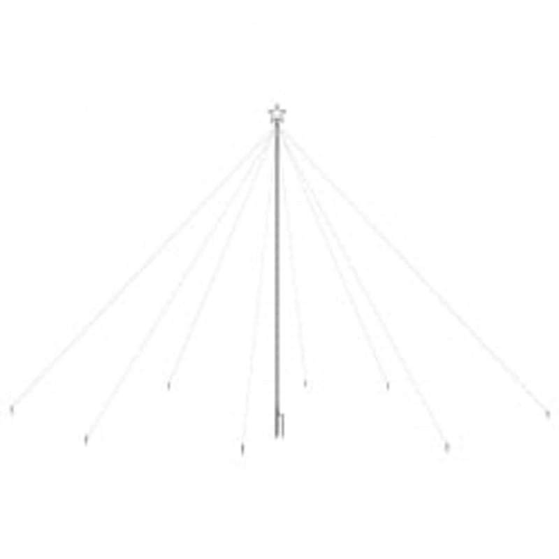 vidaXL LED Christmas Waterfall Tree Lights Indoor Outdoor 800 LEDs 5 m