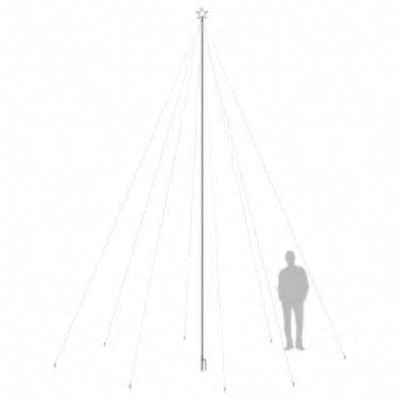 vidaXL LED Christmas Waterfall Tree Lights Indoor Outdoor 1300 LEDs 8 m