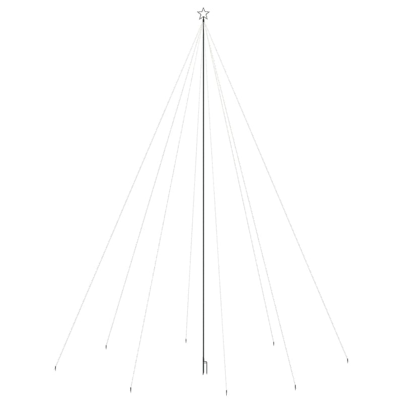 vidaXL Christmas Tree Lights Indoor Outdoor 1300 LEDs Colourful 8 m