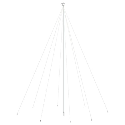 vidaXL Christmas Tree Lights Indoor Outdoor 1300 LEDs Colourful 8 m