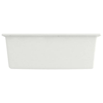 vidaXL Kitchen Sink with Overflow Hole Black Granite