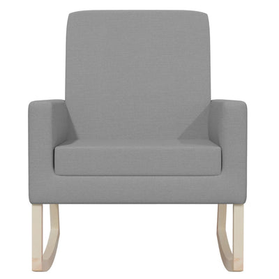 vidaXL Rocking Chair Black Fabric