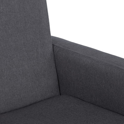 vidaXL Rocking Chair Black Fabric